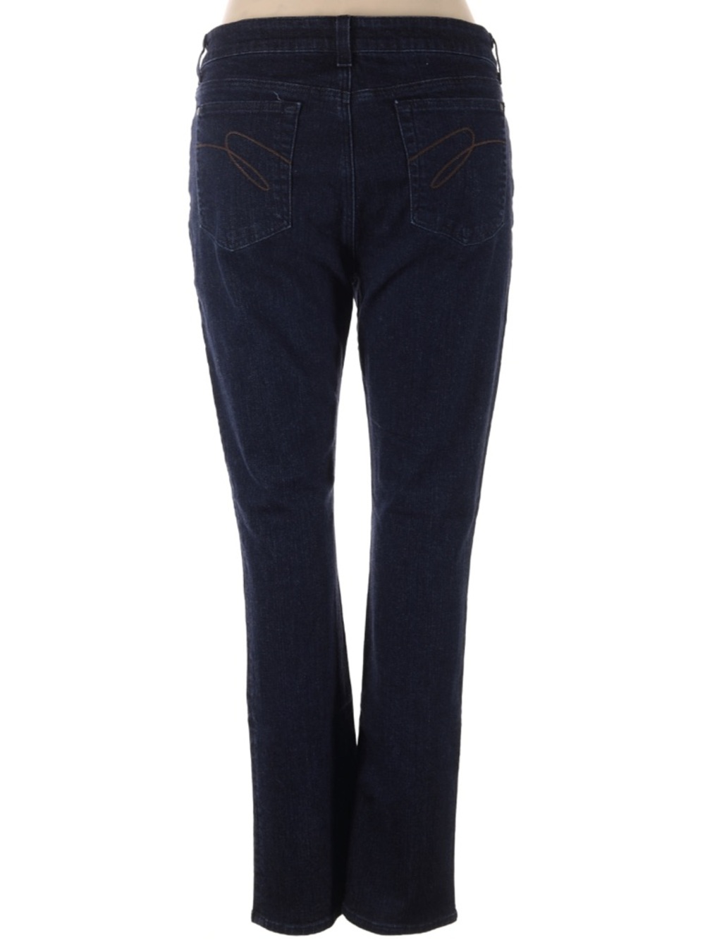Miraclebody Women's Dark Blue Wide Leg Jeans - Picture 7 of 8